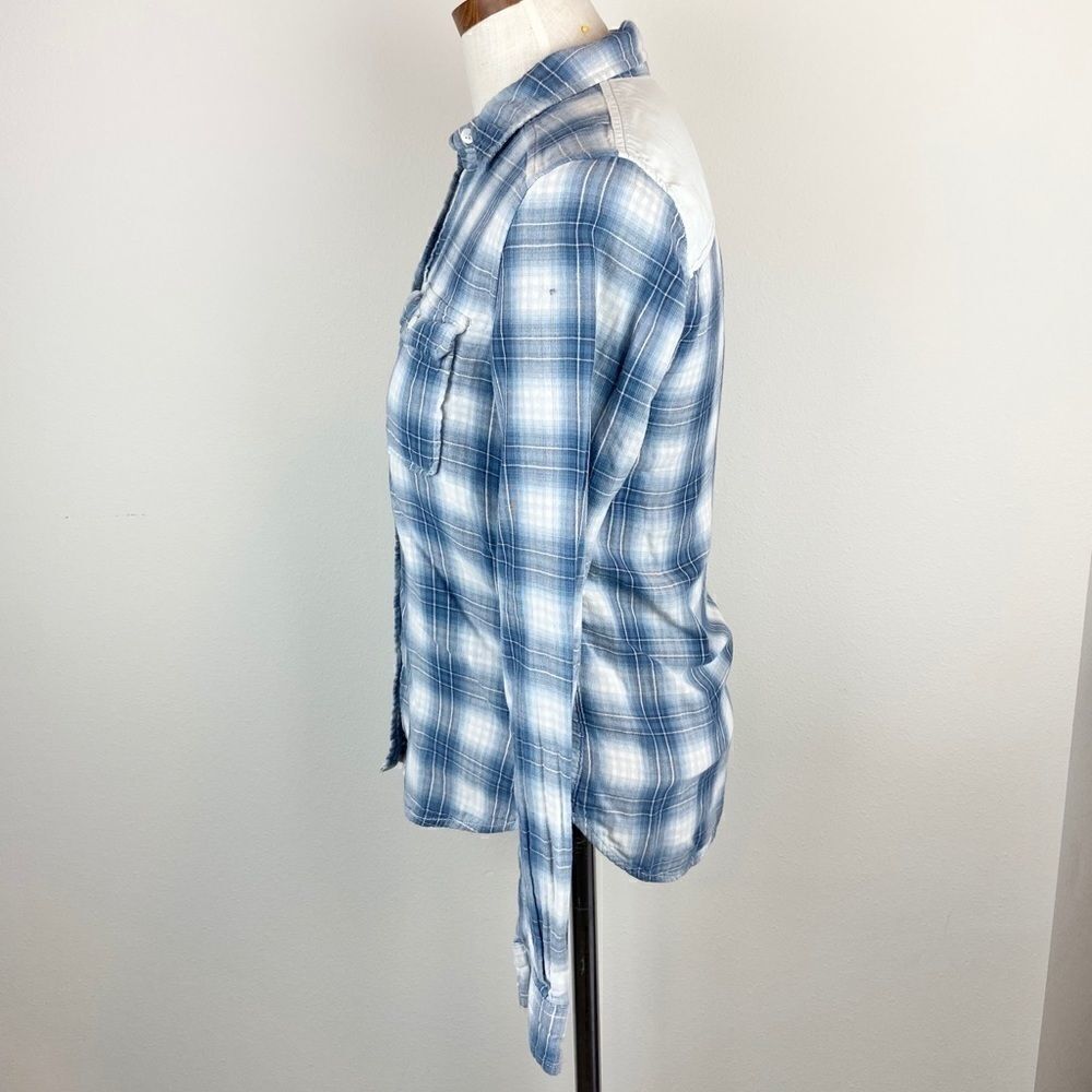 Paige Trudy Button Front Plaid Shirt - Picture 6 of 8